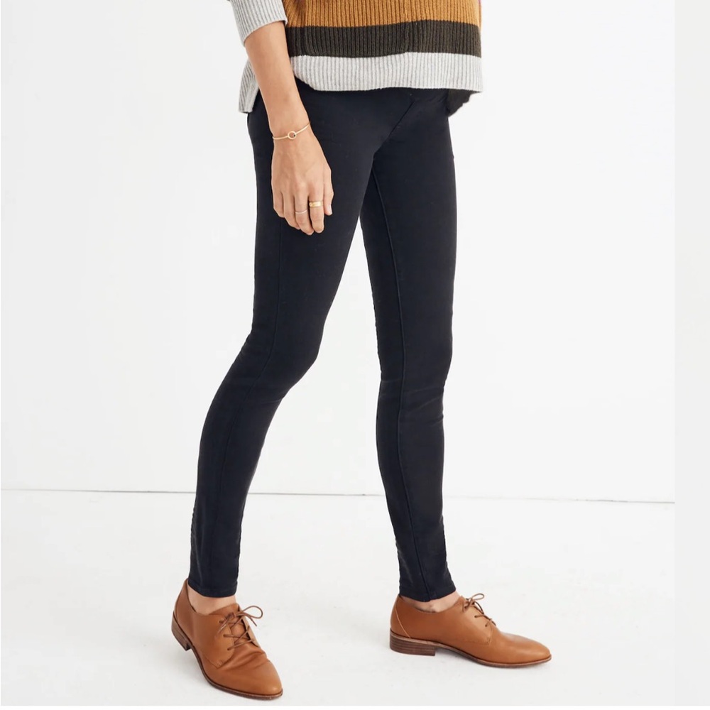 Maternity Over-the-Belly Skinny Jeans in Lunar Wash: TENCEL™ Denim Edition
